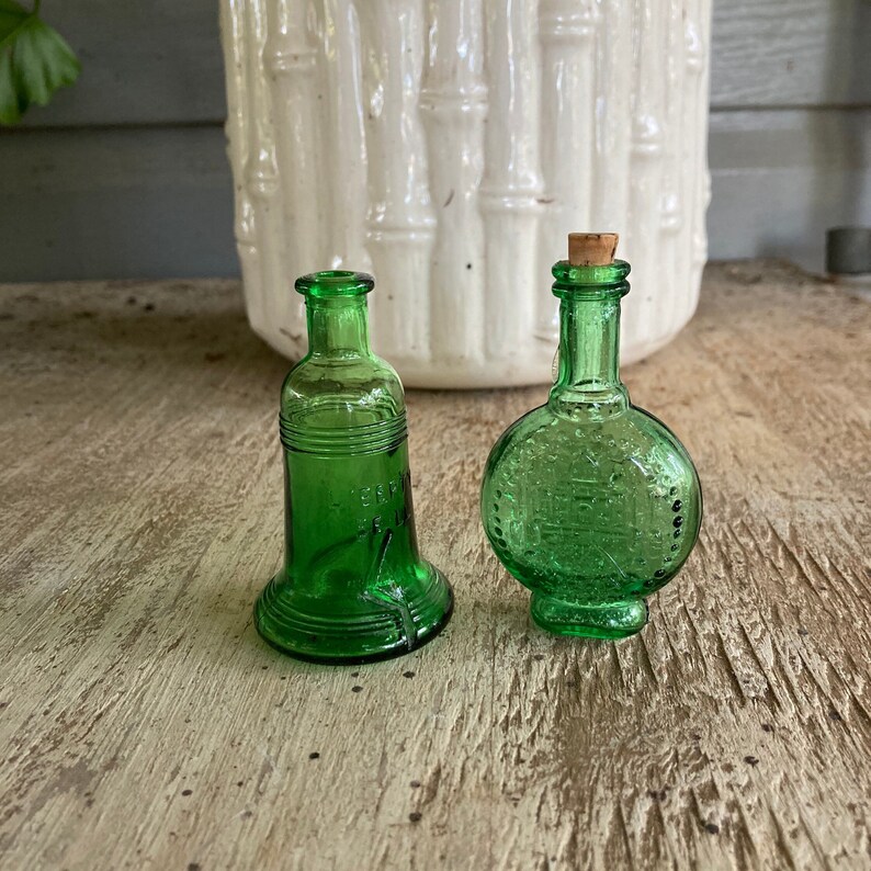 Vintage Bottles WHEATON Bottle Mini Bottle Collection Mini Etsy