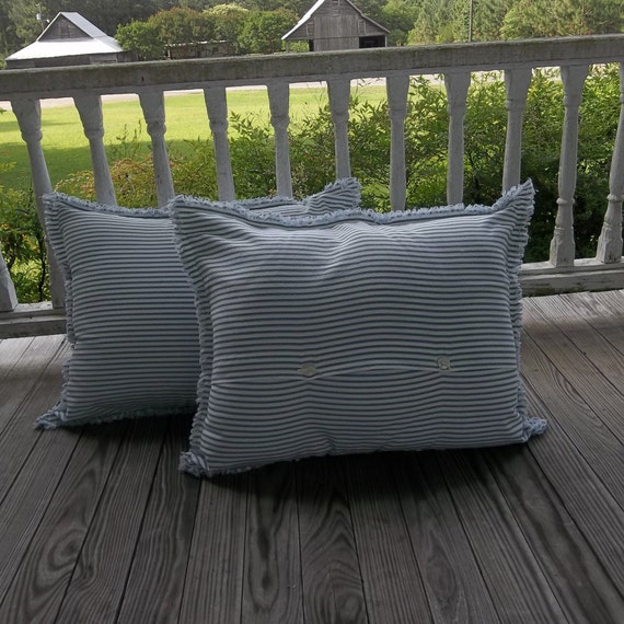 Pillow Shams 20 x 26 Ticking Stripe Pillow Shams 20 x 26 Ticking Stripe