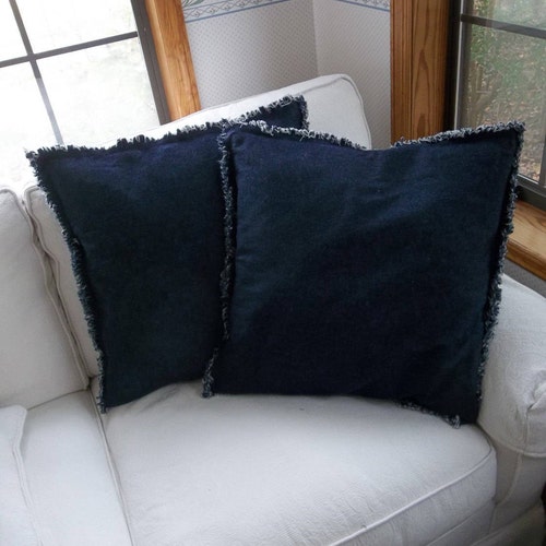 chambray pillow shams
