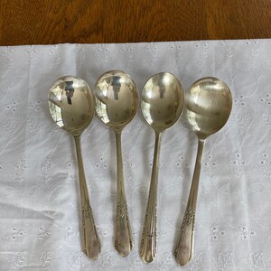 Lot Vintage Mismatched Silverplate Flatware Silver Plate Spoons Table Worthy or Craft Supplies Garden Markers French Country misshettie image 4