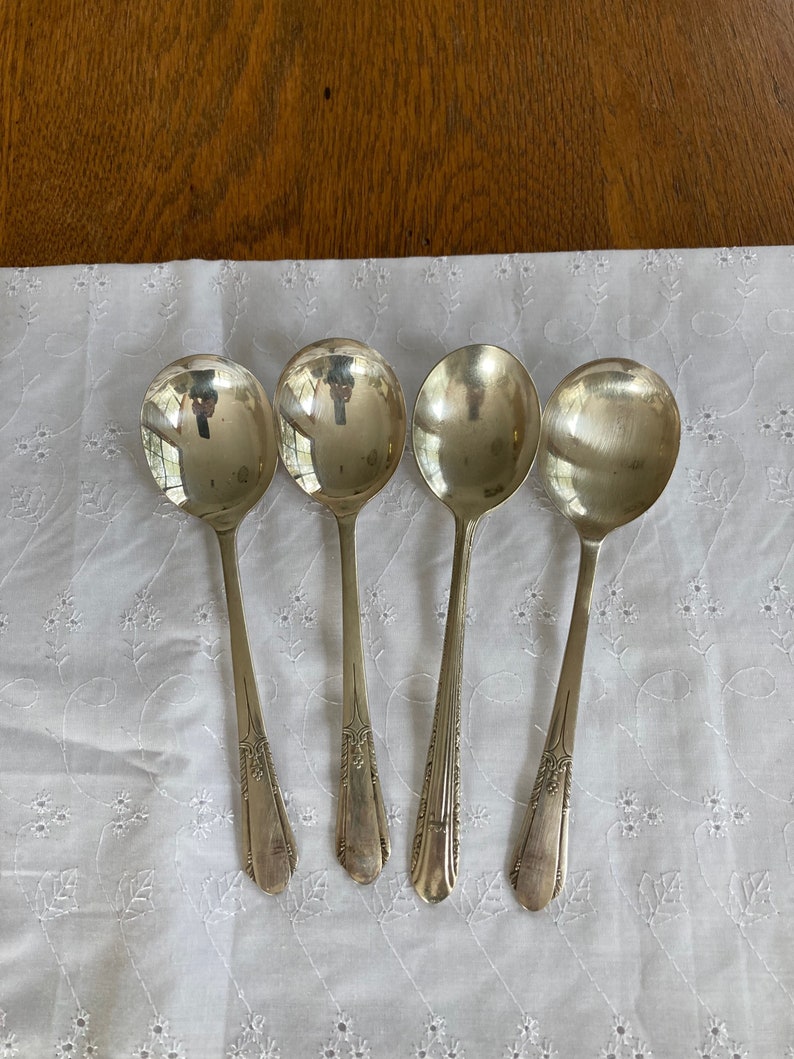 Lot Vintage Mismatched Silverplate Flatware Silver Plate Spoons Table Worthy or Craft Supplies Garden Markers French Country misshettie image 4