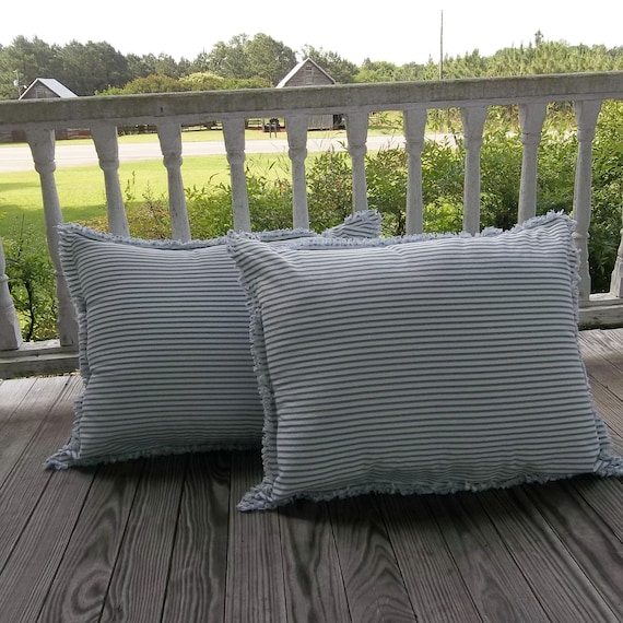 Pillow Shams 20 x 26 Ticking Stripe Pillow Shams 20 x 26 Ticking Stripe