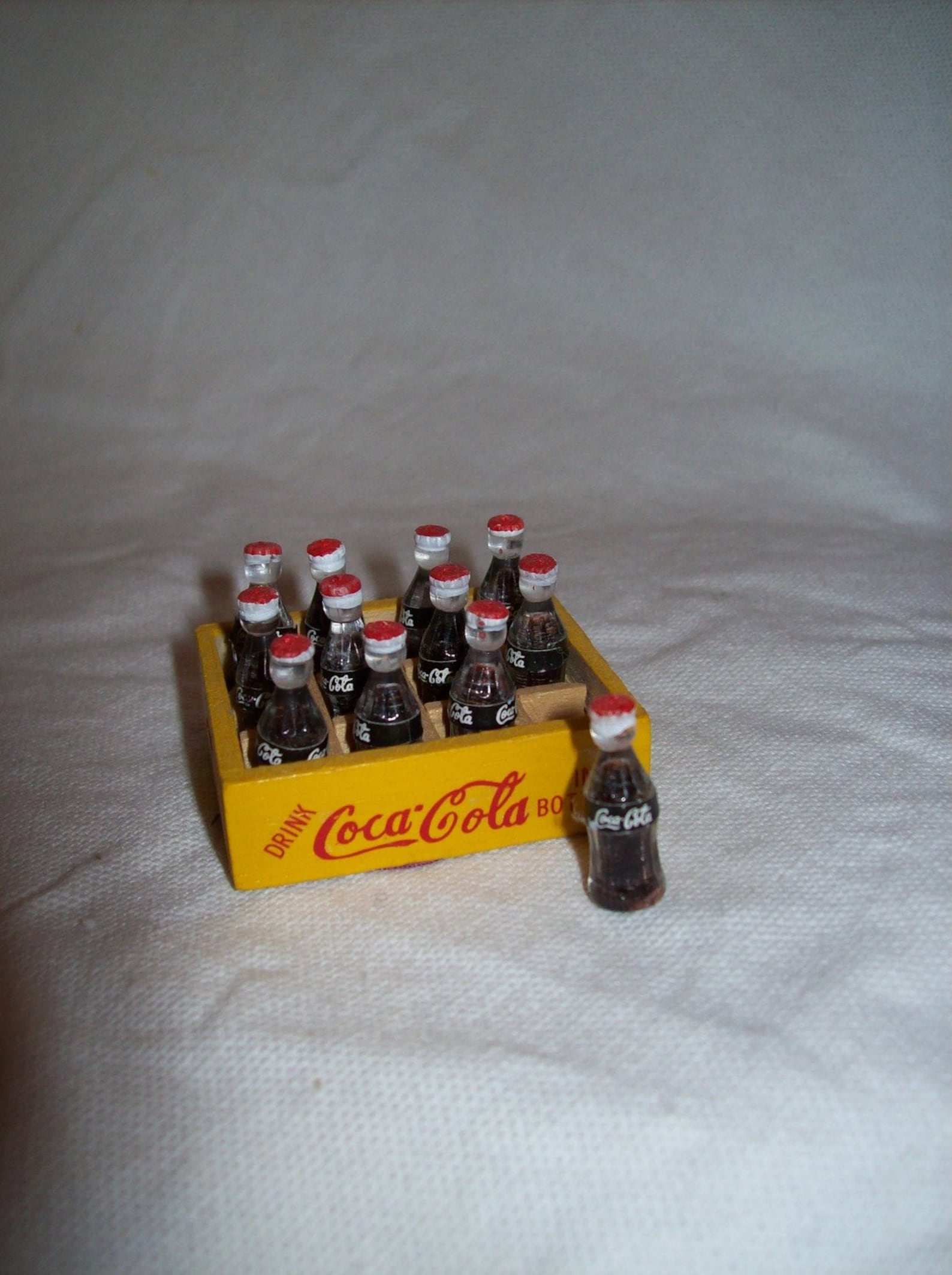 Vintage Miniature Coke Bottles Crate Coca Cola Collectibles Etsy