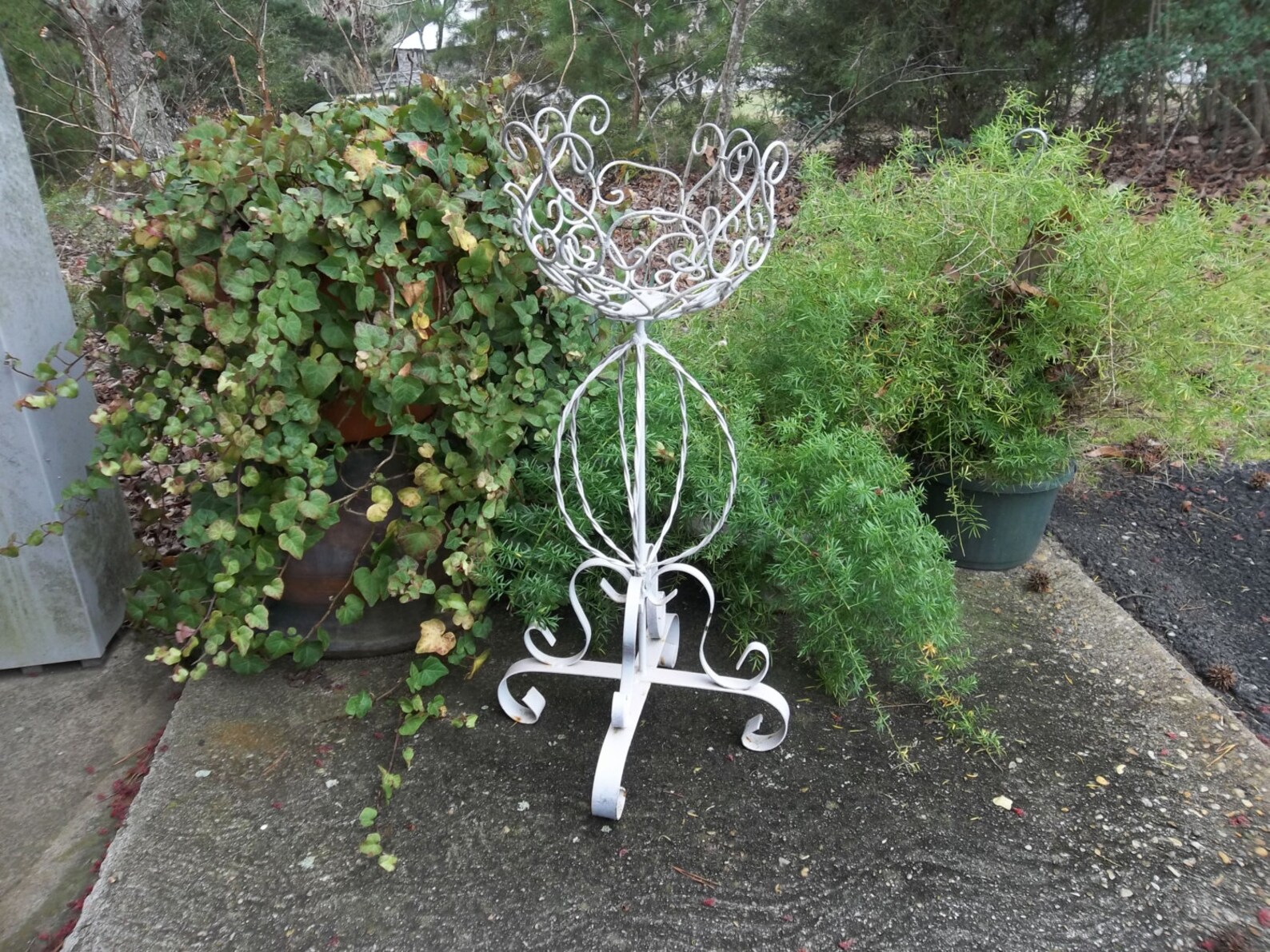 Vintage Fern Stand Wrought Iron Plant Stand Garden Decor Etsy