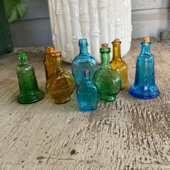 Antique Mini Bottles Vintage Little Clear Bottles – Tribe