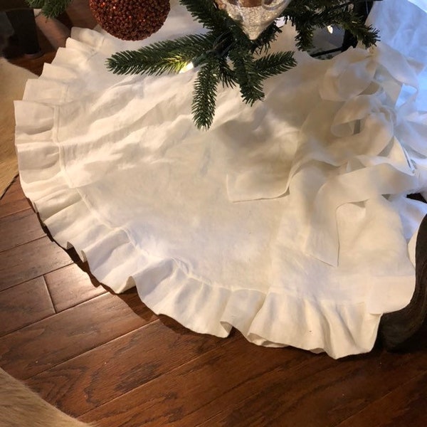 Ruffle Tree Skirt Etsy