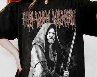 Obi-Wan Kenobi Revenge Sith Lord Vintage T-Shirt - Jedi Sith Graphic Tee, Padmé Metal 90s Aesthetic Shirt, Star Wars Sweatshirt Gift 2025