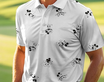 Mickey Classic Polo Shirt, Father's Day Gift,  Trip Family Matching Outfit, Vacation Shirt 2025