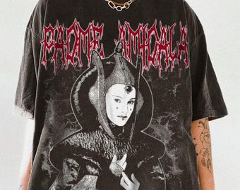 Padme Amidala Revenge Sith Lord Vintage T-Shirt - Jedi Sith Graphic Tee, Padmé Metal 90s Aesthetic Shirt, Star Wars Sweatshirt Gift 2025