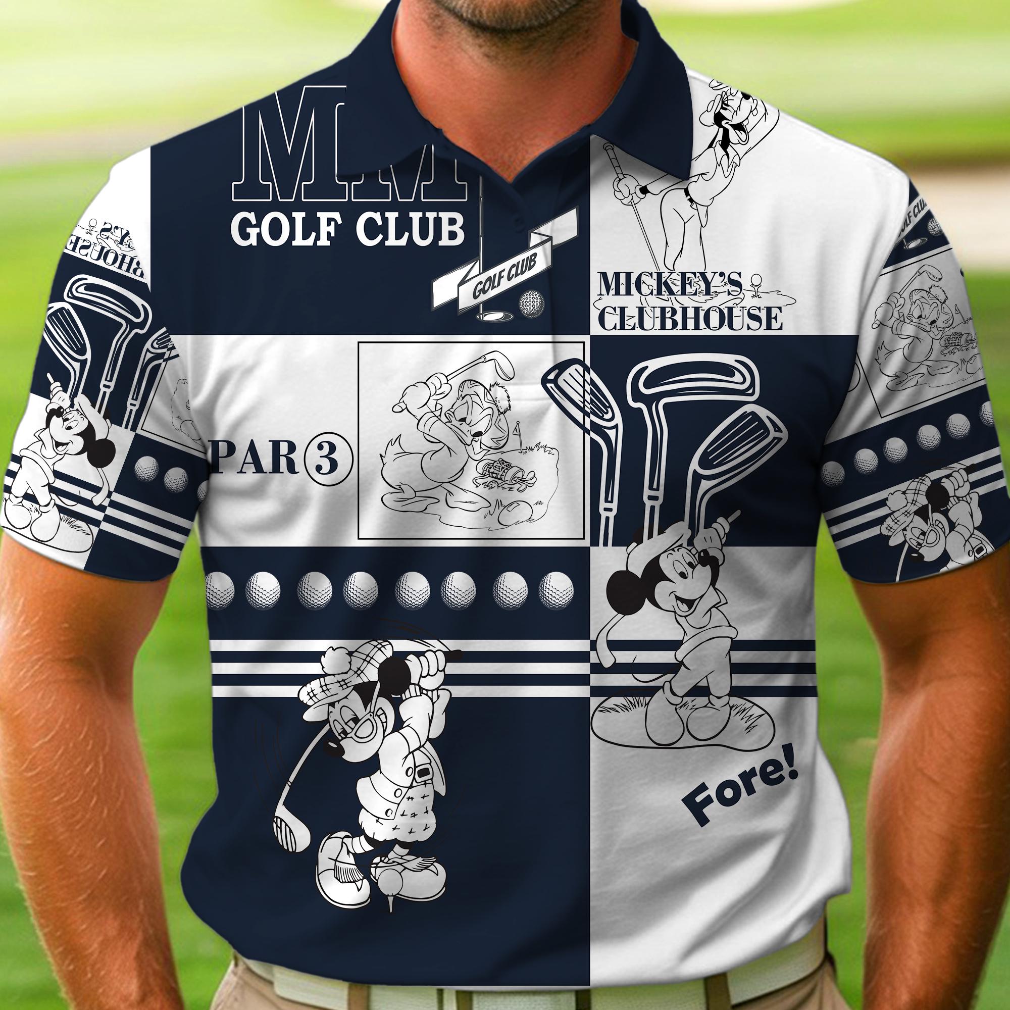 mickey mouse golf polo shirt