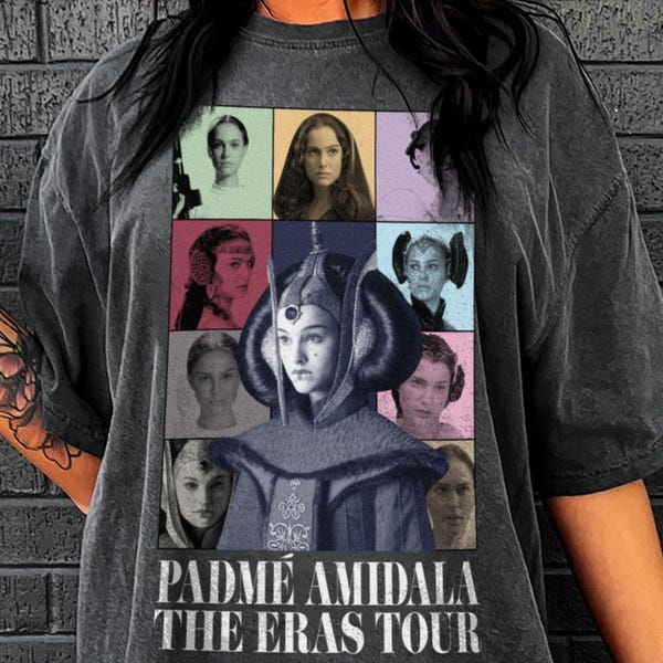 Padme Amidala Revenge Of The Sith Vintage T-Shirt - Jedi Sith Graphic Tee, 90s Aesthetic Shirt, Star Wars Gift 2025