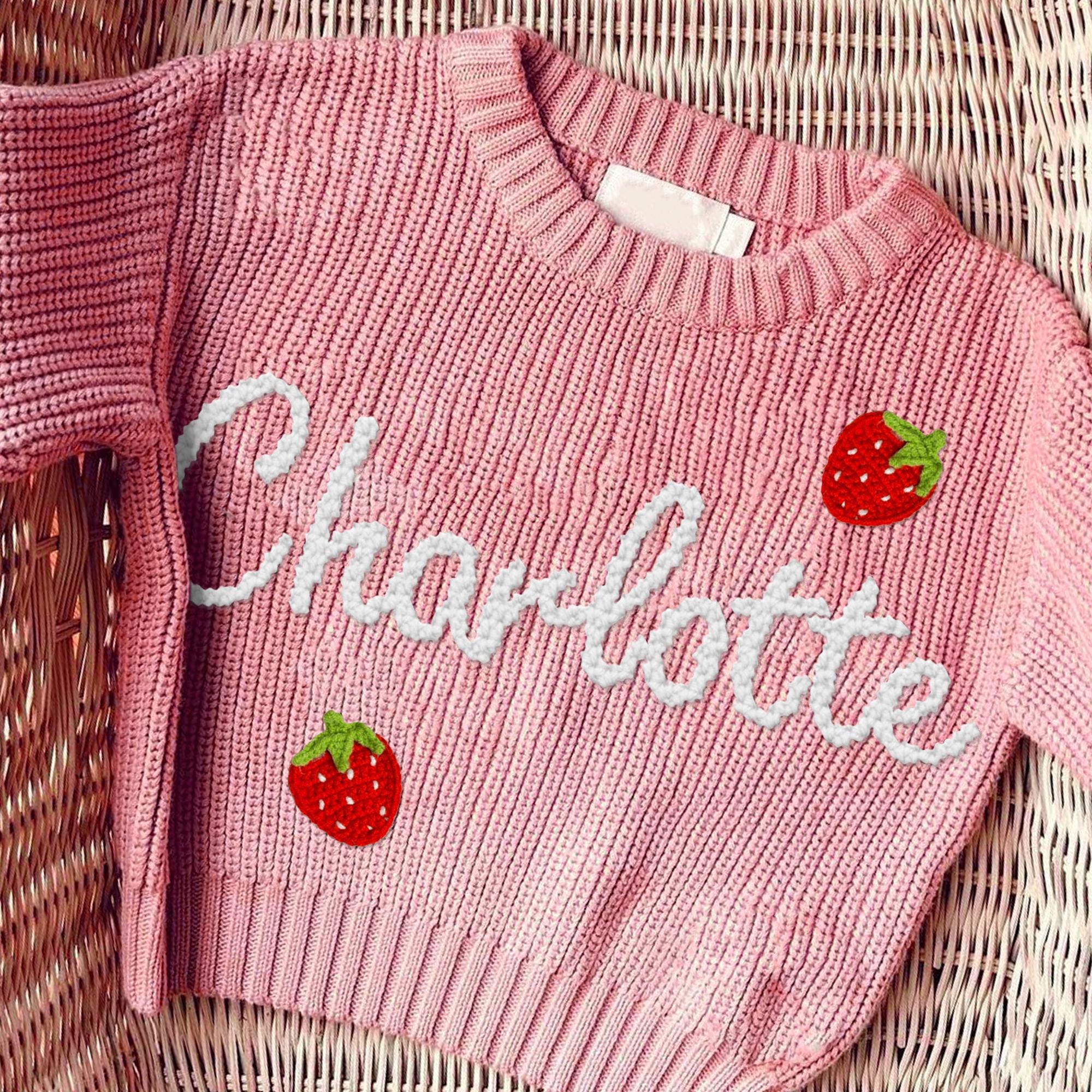 Strawberry Sweater - Etsy