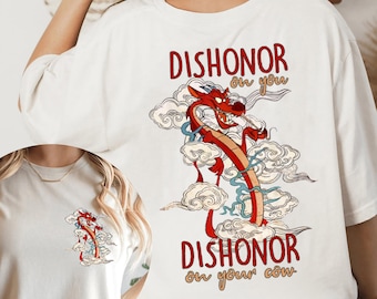 Mushu Dragon Comfort Colors Shirt, Funny Unisex Tee