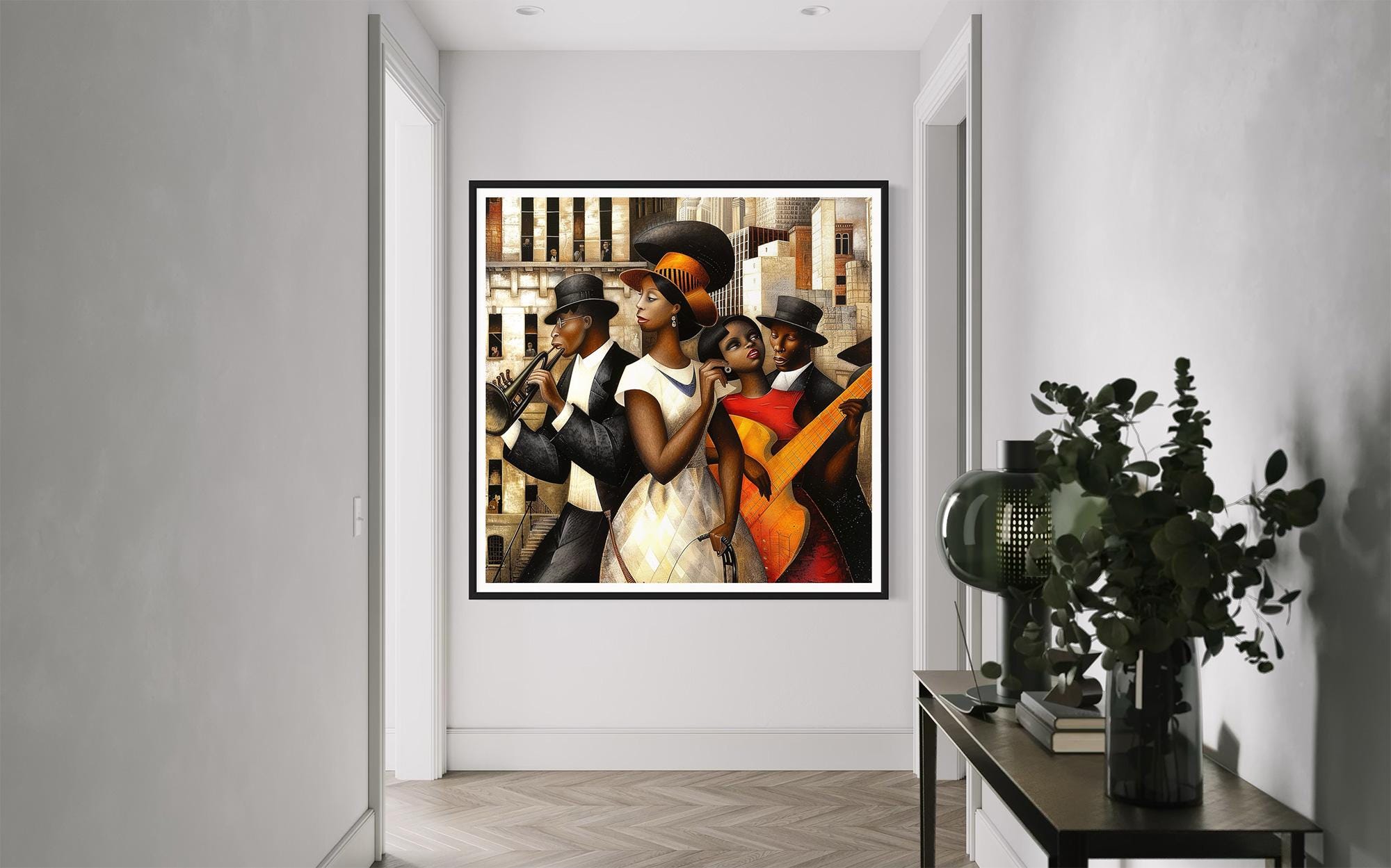 Harlem Renaissance Jazz Musicians Bauhaus Style Art Print - Style 10 - Etsy