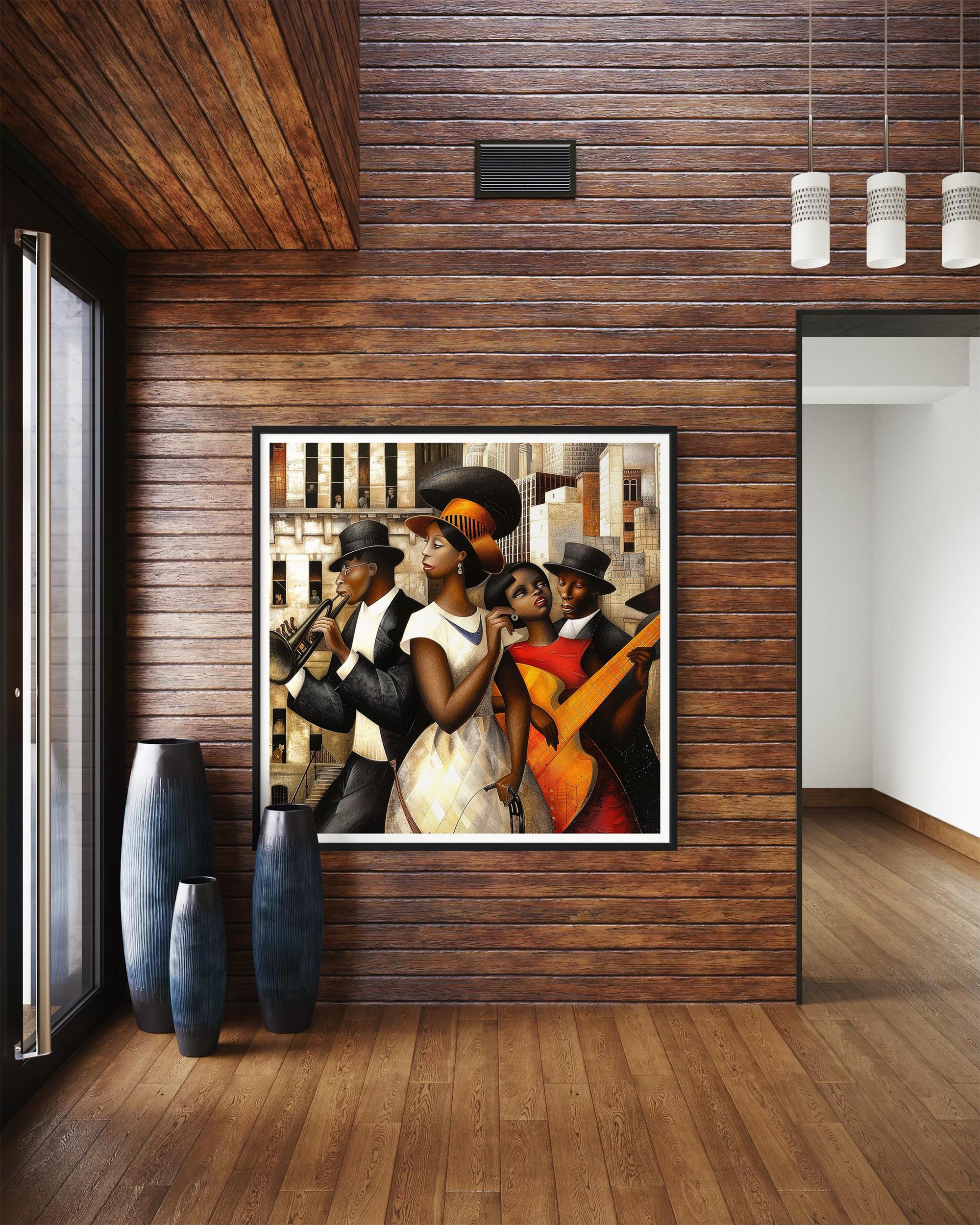Harlem Renaissance Jazz Musicians Bauhaus Style Art Print - Style 10 - Etsy