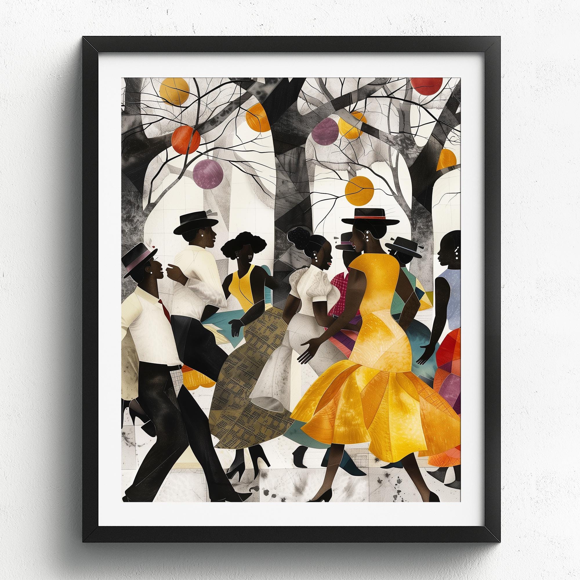 Juneteenth Party Celebration Art Print: Picnic in the Park - Style
