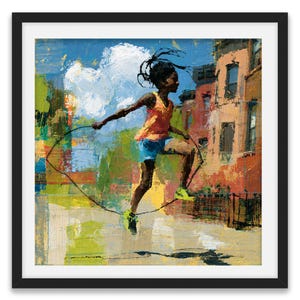 Black Girls Jumping Rope Art - Etsy