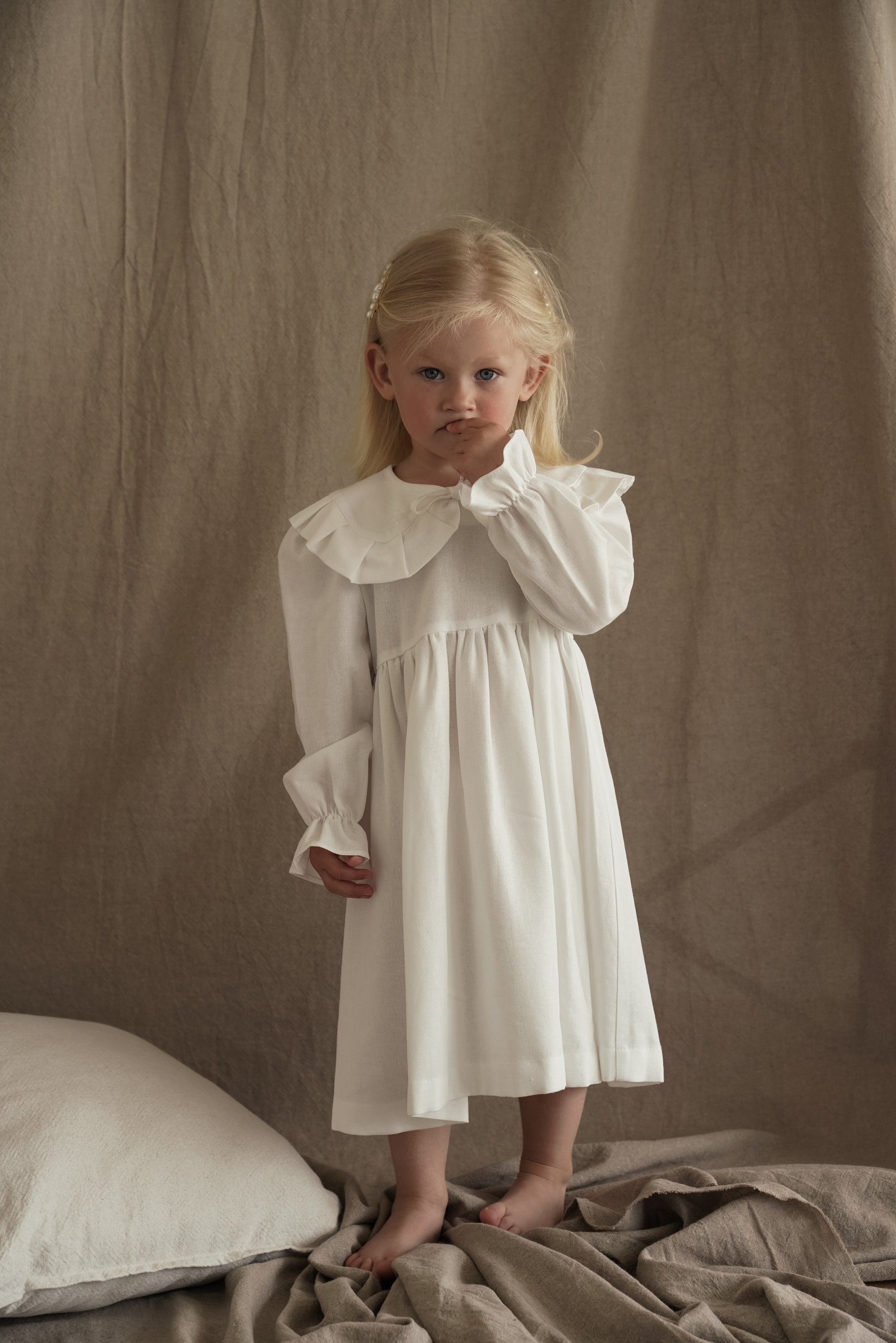 Puritan Collar Dress - Etsy