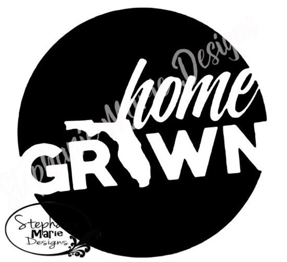 Download Florida Home Grown Svg Cut File For Use With Silhouette Studio Etsy