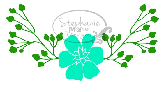 Download Flower Vine-SVG Cut File-Use with Silhouette Studio Design ...