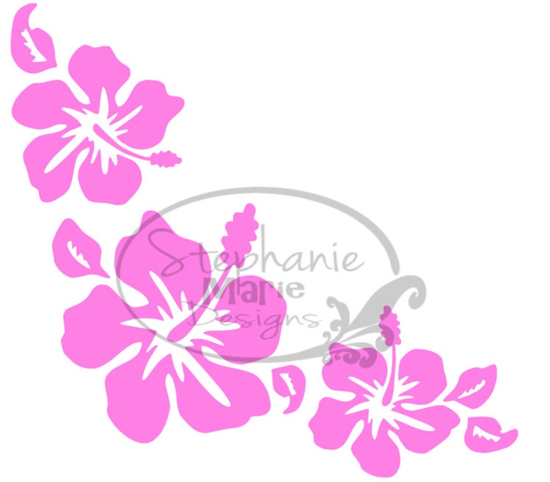 Download Hibiscus Flower-SVG Cut File-Use with Silhouette Studio ...