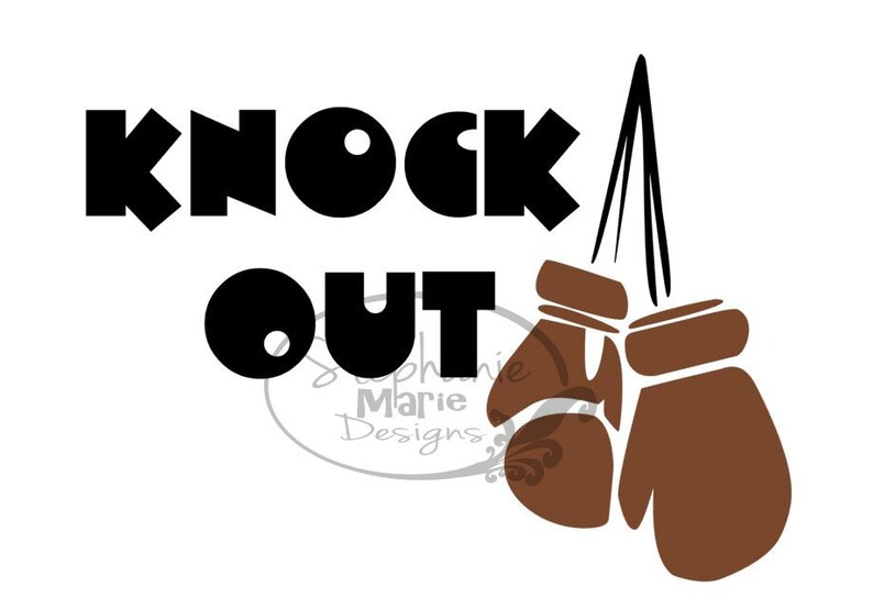 Download Knock Out-Boxing-SVG Cut File-Use with Silhouette Studio ...