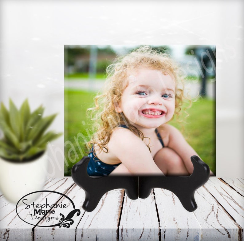 Download Ceramic Tile Photo Easel Mockup PSD Photoshop Smart Object | Etsy