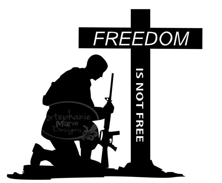 Download Freedom is not Free-Soldier-SVG Cut File-Use with ...