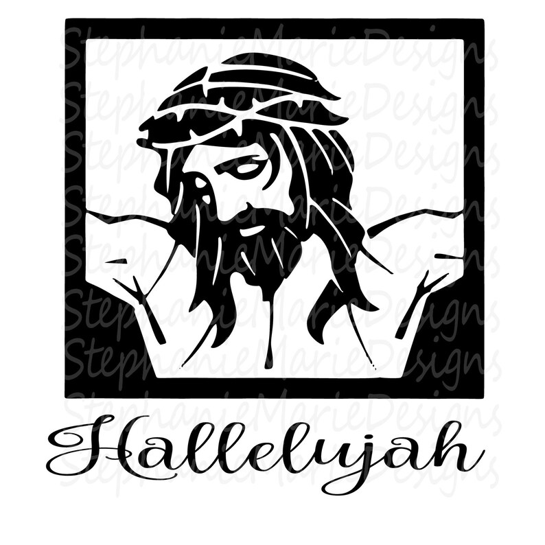 Download Jesus Hallelujah-SVG Cut File-Use with Silhouette Studio ...