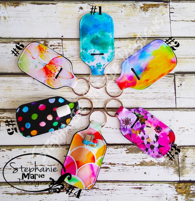 Chapstick Holder Keychain Lip Balm Holder42 Different Etsy