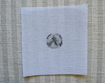 Mini Mirrorball Hosting / Bag Tag Needlepoint Canvas
