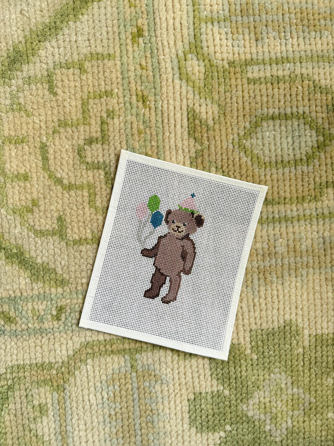 Party Animals Needlepoint Coaster Set