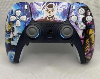 Anime Manga Custom PlayStation 5 PS5 DualSense Controller / LED
