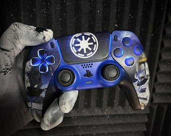Space Force Custom PlayStation 5 PS5 DualSense Controller / LED / Hall Effect / Paddles