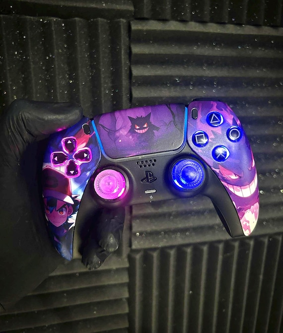 Anime Manga Gengar Custom Playstation 5 PS5 Dualsense