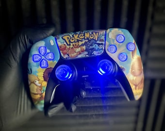 Anime Pokemon Custom PlayStation 5 PS5 DualSense Controller / LED