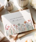 Personalized congratulations card for youth initiation ceremony | Card personalized with name | Handmade | Watercolor | A6