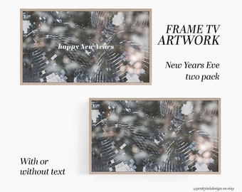 Frame TV Holiday New Years Eve Samsung Digital Pics Art