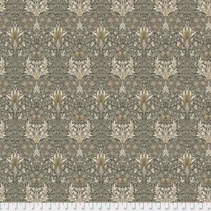 Morris & Co. Merton PWWM010 Snakehead Taupe katoenen stof van Yd