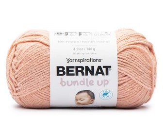 Bernat Bundle Up Small Ball 4.9 oz Apricot Knitting & Crochet Yarn