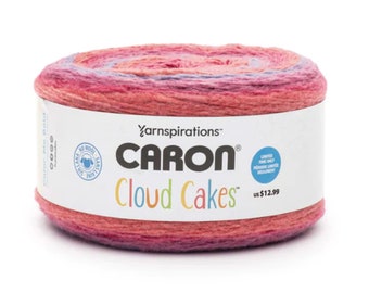 Caron Cloud Cakes Yarn, 760yds/695m Super Soft/fluffy Yarn-variety of  Colours to Choose From 