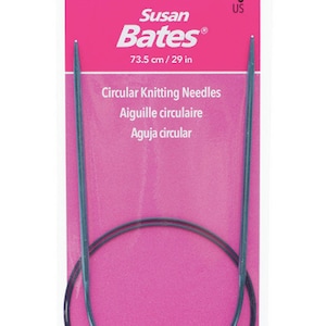 Susan Bates Silvalume 29&quot; Circular Knitting Needles, U.S. 3 (3.25mm)