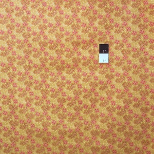 Victoria and Albert PWVA037 Vintage Florals Floral Spray Honeydew Cotton Fabric 1 Yard