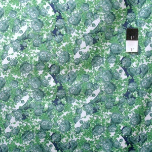 Tina Givens PWTG185 Rosewater Topiary Green Cotton Fabric By Yd