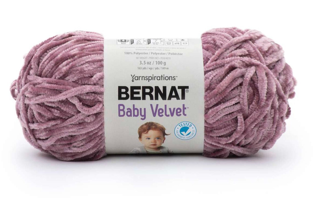 Bernat Baby Velvet Set of 3, 3.5oz/100gea 100% Polyester Restful