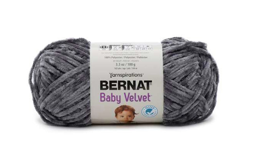 Bernat Baby Velvet Big Ball Yarn-Misty Gray