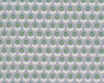 Joel Dewberry PWJD145 Modernist Tulip March Smoke Cotton Quilting Fabric By Yard