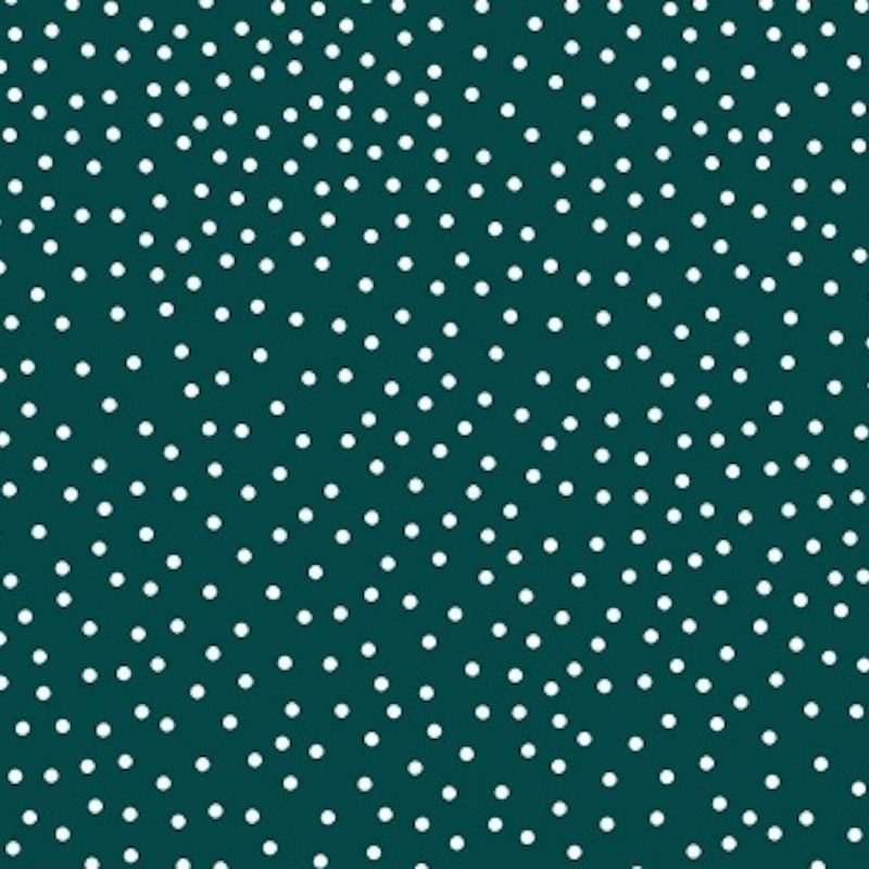 Teal Polka Dot Floor Mat main image 1