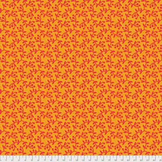 Odile Bailloeul PWOB003 Broderie Boheme Grandmas Curtains Lime Fabric By Yd