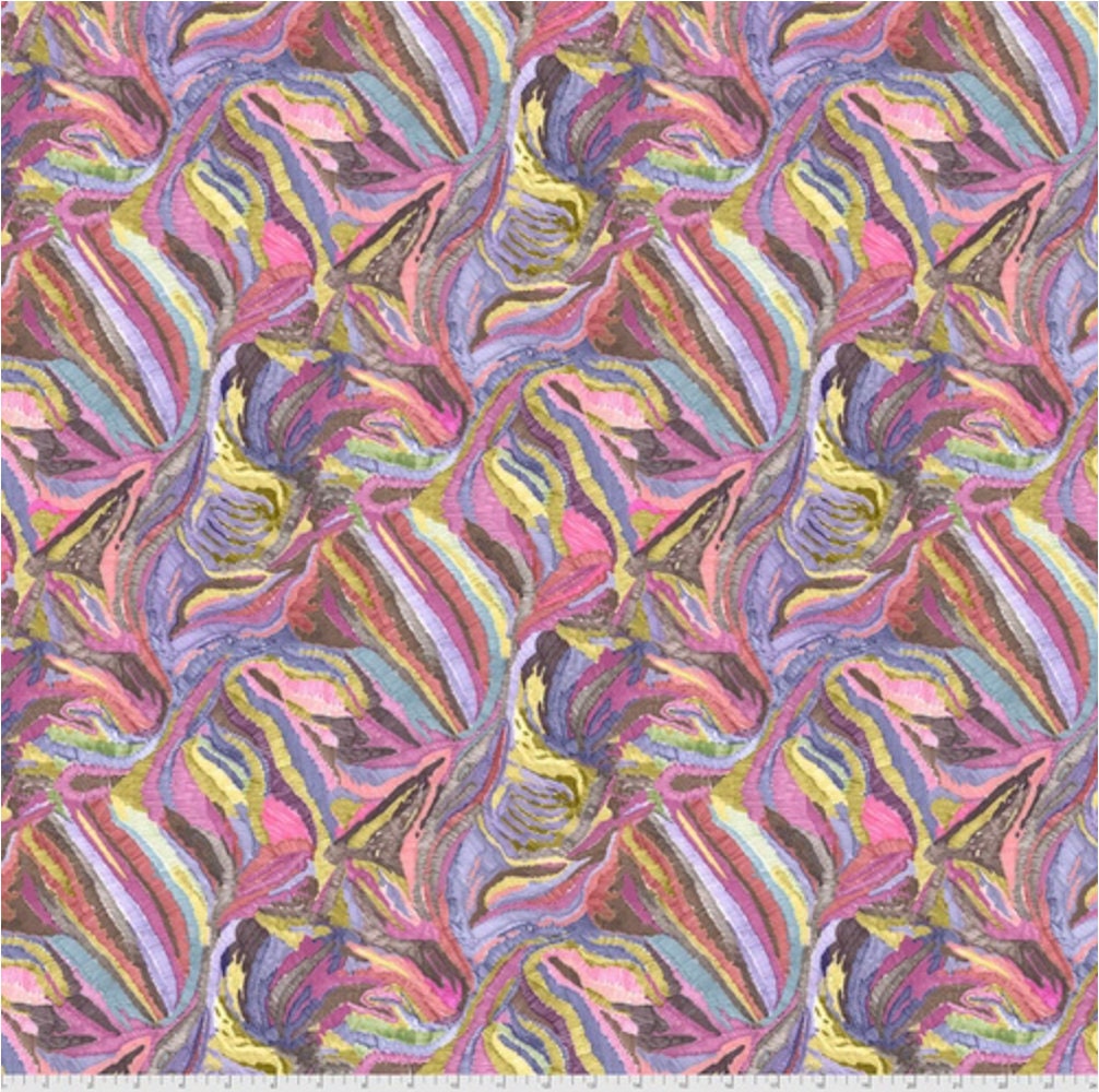 Free Spirit Denise Burkitt PWDB005 Art Explosion Seeds Breaking Out Cotton Fabric By Yard